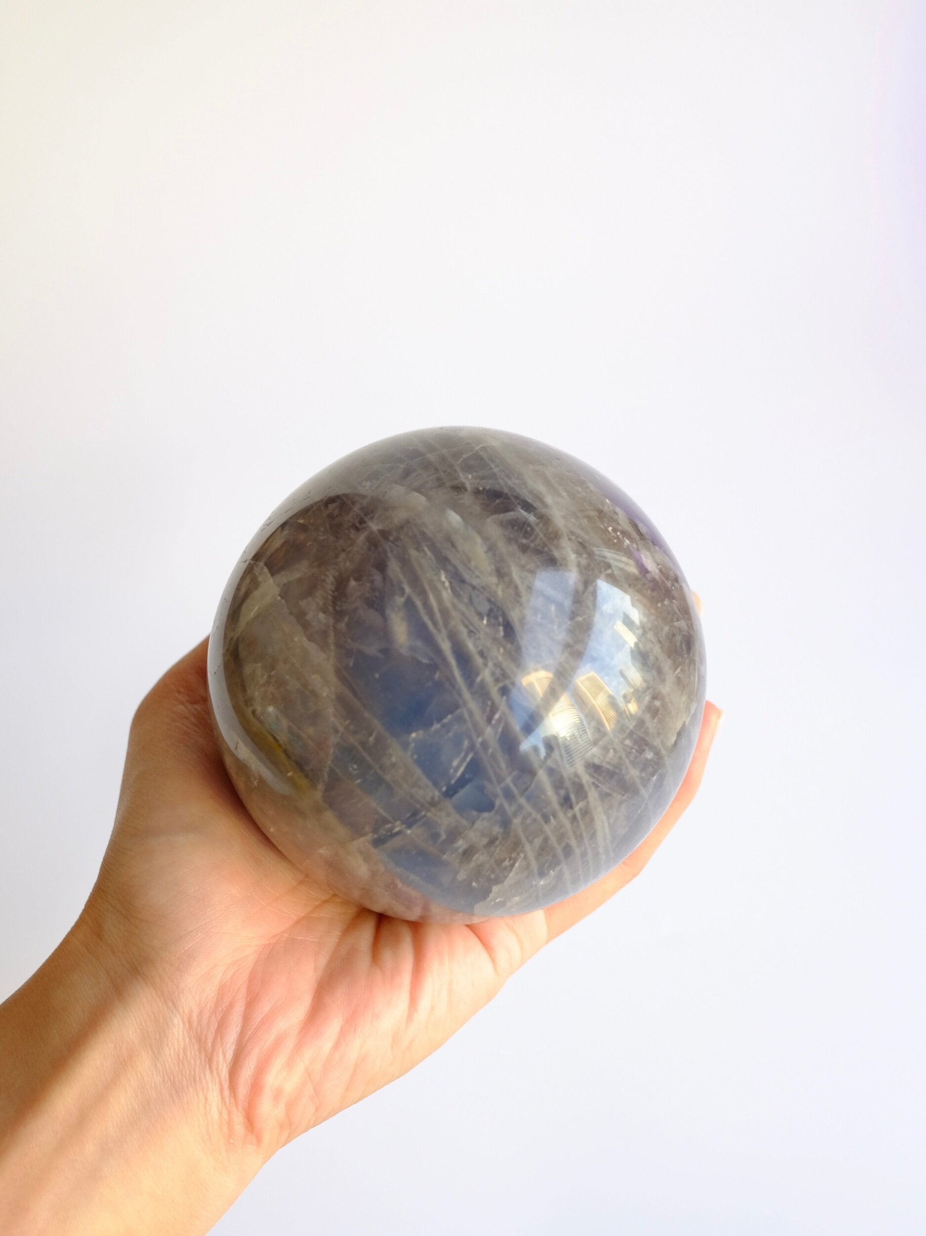 Blue Rose Quartz Sphere