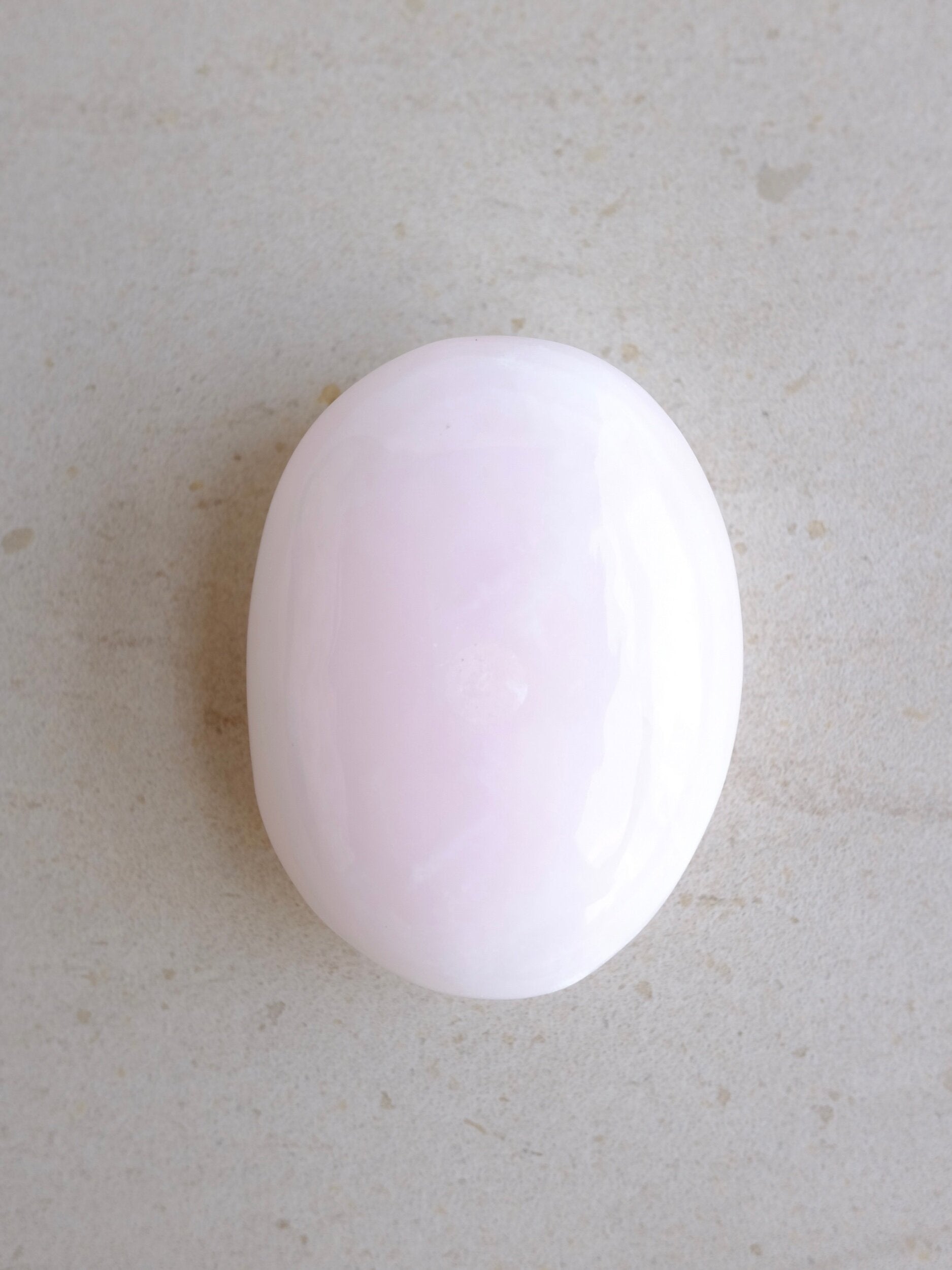 Pink Mangano Calcite Palm Stone