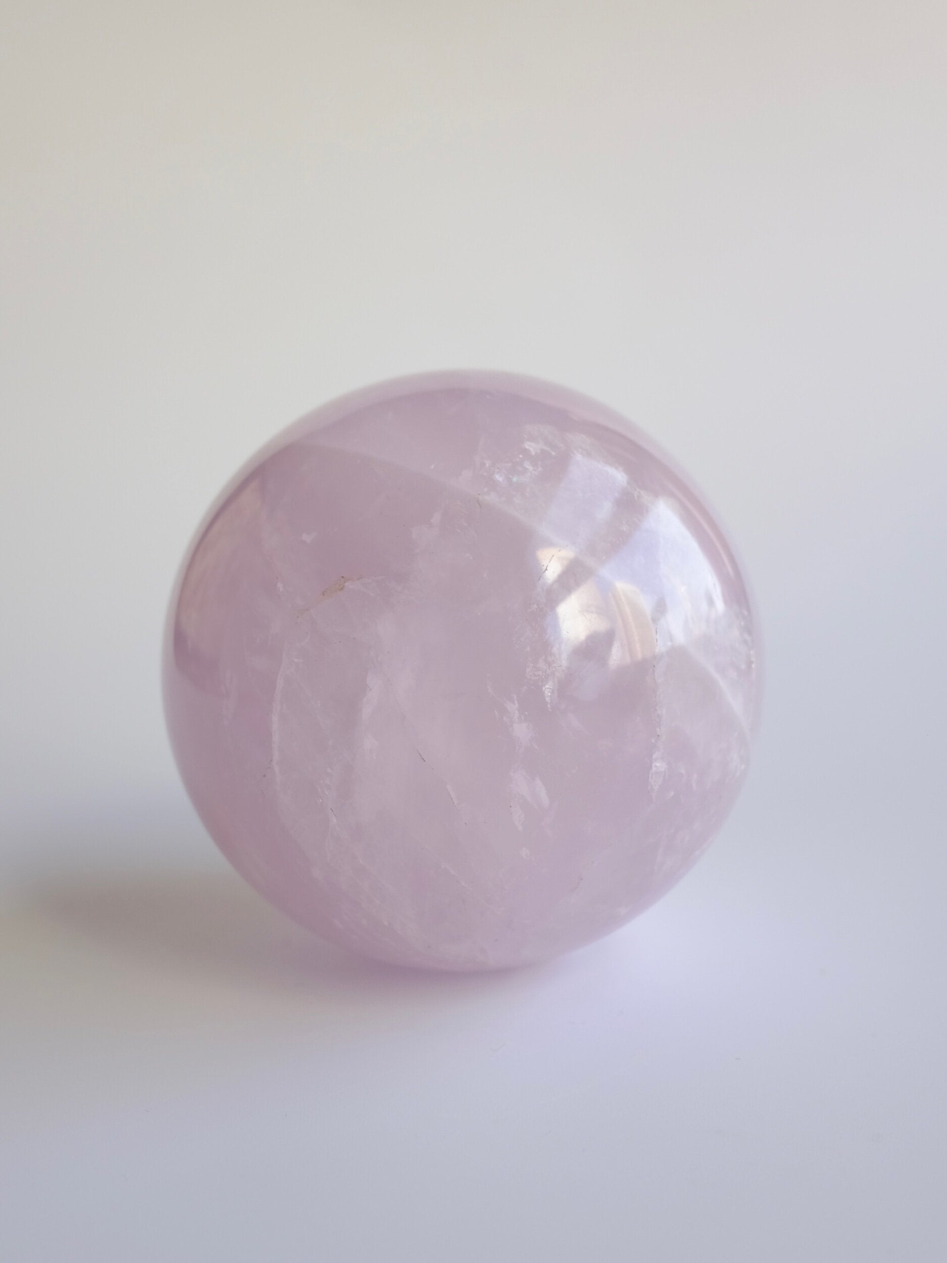 Lavender Rose Quartz Sphere