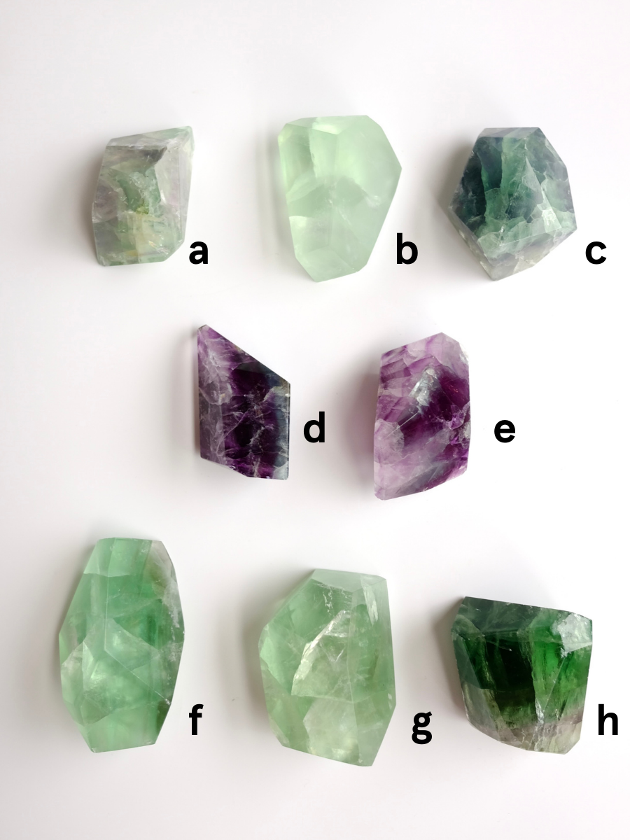 Green and Purple Fluorite Freeform
