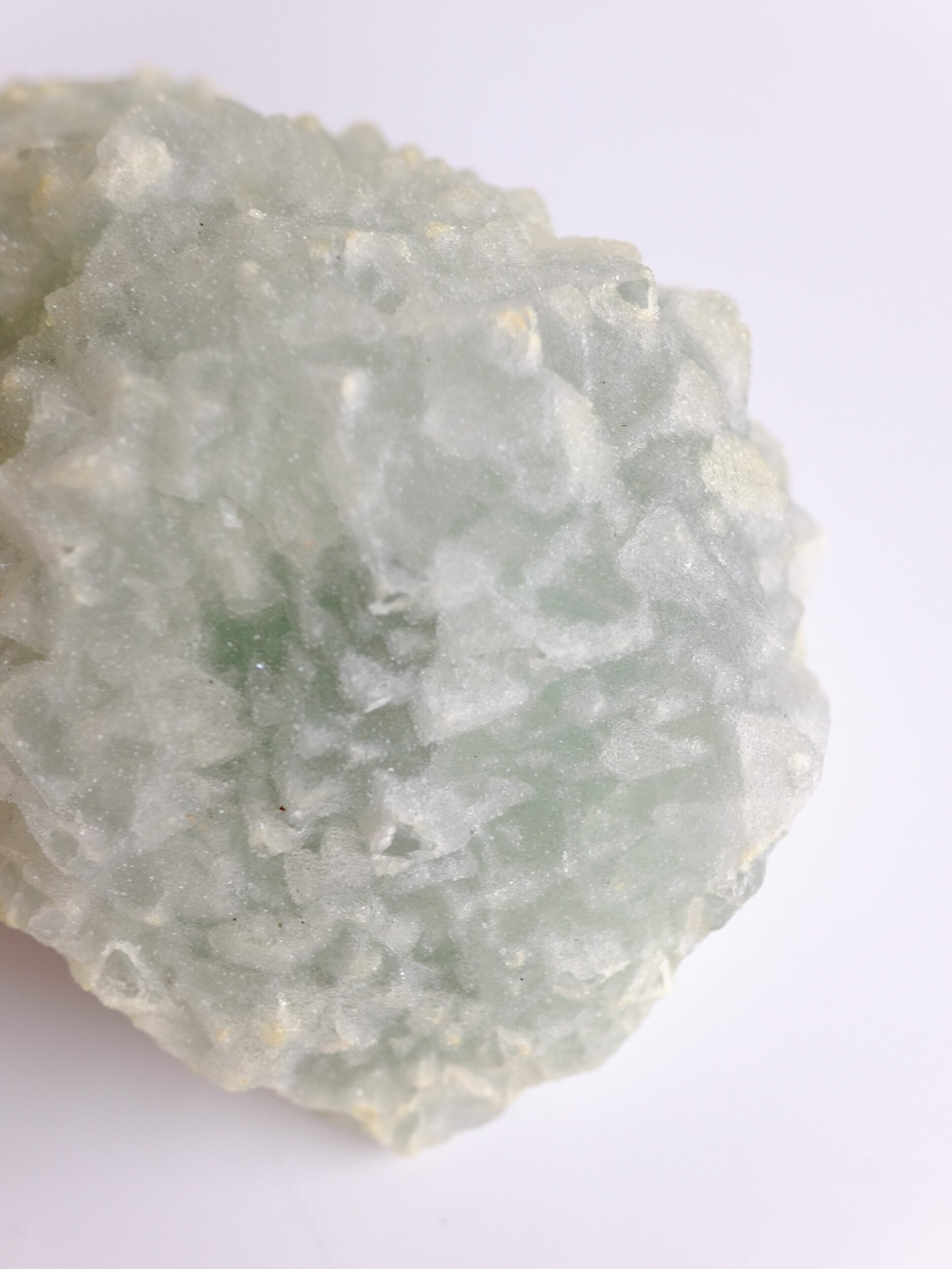 Sugar Druzy Quartz Green Fluorite Specimen
