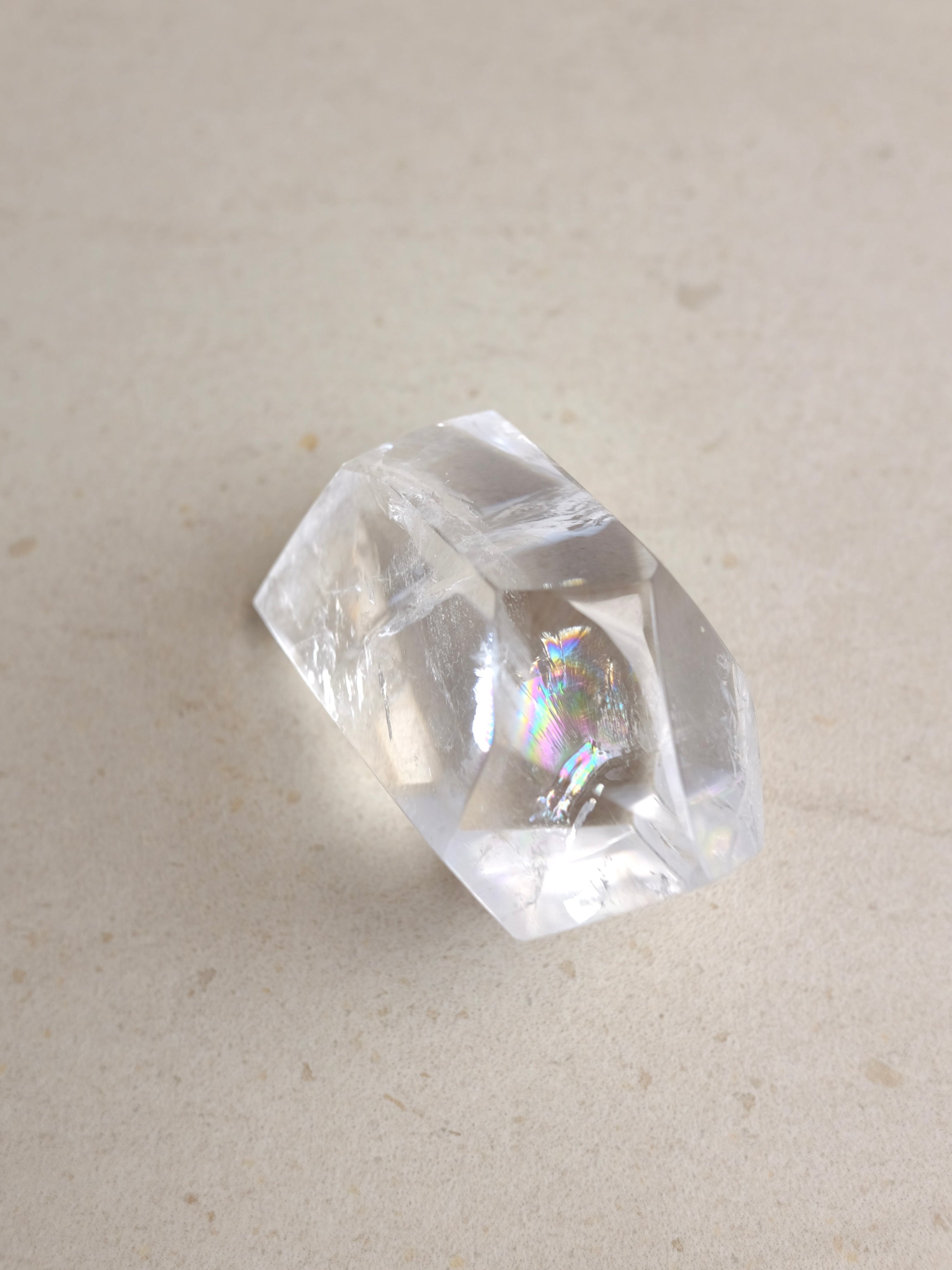 Faceted Clear Quartz Gems